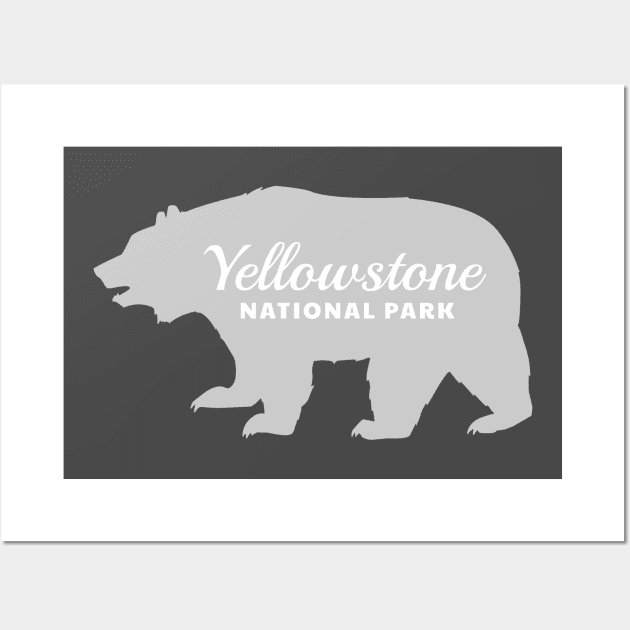 Yellowstone National Park Bear Wall Art by roamfree